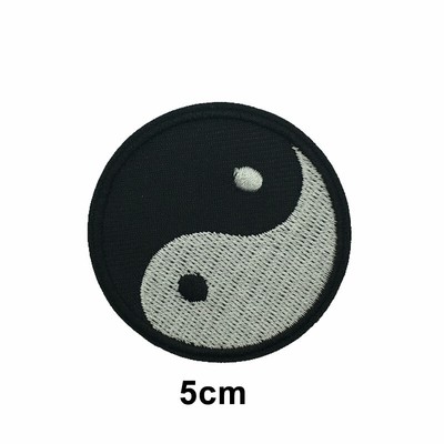 Circle Dragon Animal Sun Embroidered Sew On Iron On Patch Badge Fabric Applique