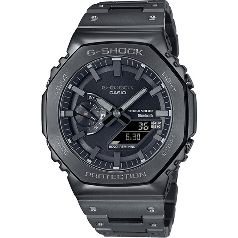 Pre-owned Casio G-shock Gm-b2100bd-1ajf Black Full Metal Analog Digital Men Watch Japan