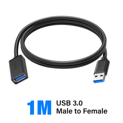 Heavy Duty USB 3.0 Extension Cable USB A Male to Female Cord 2m 3m 5m Extra Long