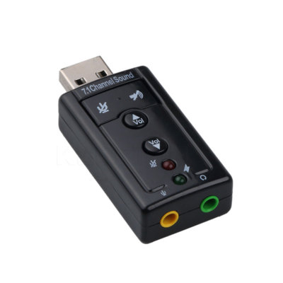Mini USB 2.0 3D Virtual 480Mbps External 7.1 Channel Audio Sound Card Adapter