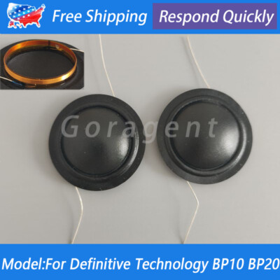 2PCS For KEF C75 C95 C20 C30 C40 Tweeter NT25 SP1240 Silk Dome Diaphragms 25.4mm