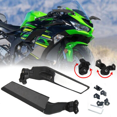 For Kawasaki NINJA 650 EX650 2016-2024 Adjustable Winglet Wing Stealth Mirrors