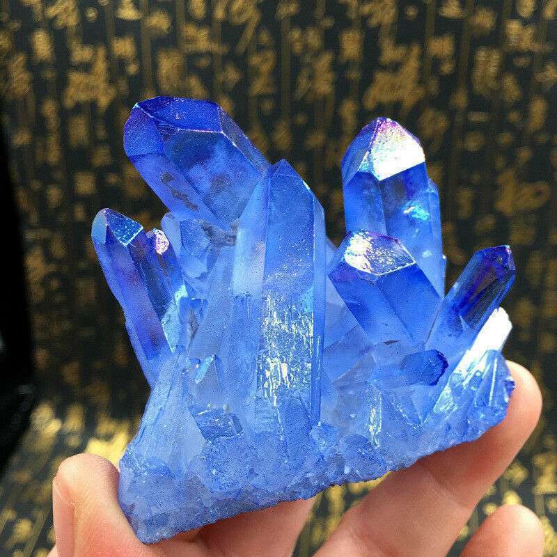 Natural Colorful Quartz Cluster Crystal Gem Stone Healing Mineral Specimen Reiki