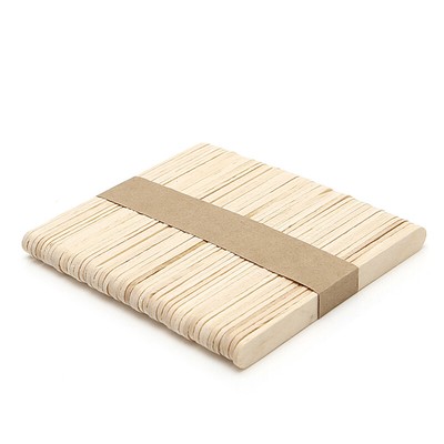 50Pcs DIY Ice Cream Wooden Kids Hand Art Cake Making Children