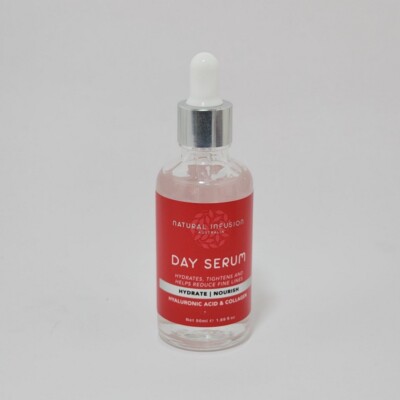 Natural Infusion Day Serum Hyaluronic Acid Collagen Hydrates Tightens Fine Lines