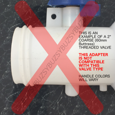 Adattatore Di Scarico Per Serbatoio IBC 275/330 Galloni &ndash; Filetto 2 NPT Maschio