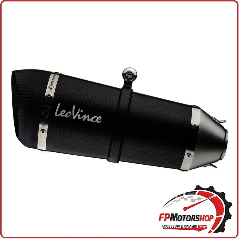 TERMINALE SCARICO COMPLETO CARBON PER YAMAHA YZF-R6 06-21 LEOVINCE 8482SNU