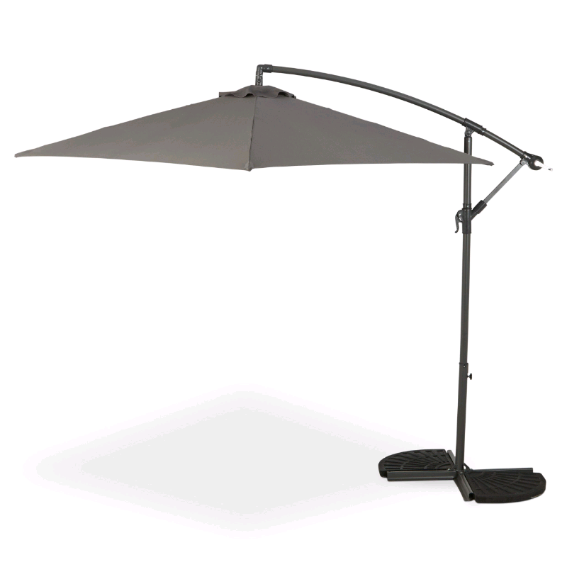 4 x Parasol Base weights with Handles 15kg each, weatherproof in