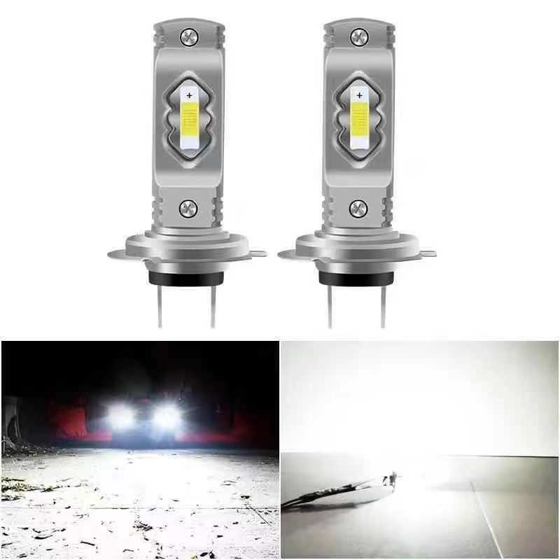 2 H7 Lampadine LED 15W 9-32V Coppia Faro moto Auto 6000 6500K awe