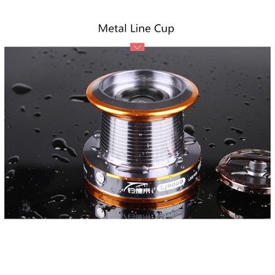 12+1 Ball Bearing Long Shot Casting Saltwater Surf Spinning Big Sea Fishing Reel