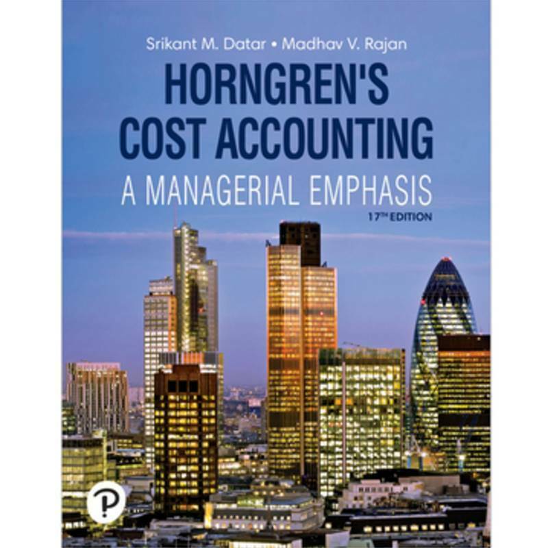 語学+参考書 Horngren's Cost Accounting Global Edition Horngren's Cost Accounting 17th Global Edition 9780135628478