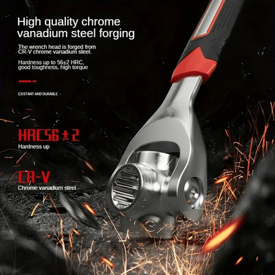 Universal Wrench 52 in 1 Socket Wrench Multifunction Wrench Tool with 360 Degree