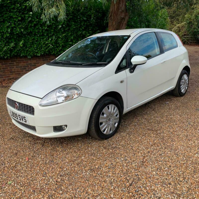 2009 White Fiat Grande Punto 1.4 Dynamic 71000 Miles