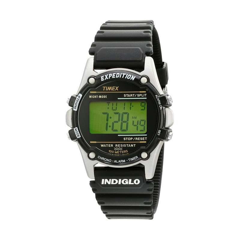 UPC 753048007196 product image for Timex Expedition Men's Black Resin Indiglo Digital Watch T77511 | upcitemdb.com