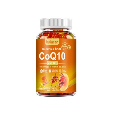 CoQ10 Coenzyme Gummies For Heart&Cardiovascular Health,Promotes Energy&Stamina