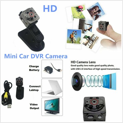 Mini Car DV DVR Camera Full 1080P Spy Hidden Camcorder With IR