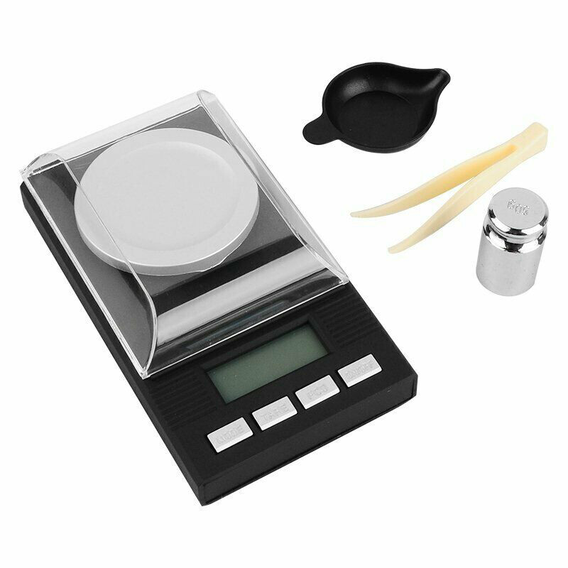 50g/0.001g Digital Feinwaage Präzisionswaage Milligramm Gold Schmuck Mini Waage