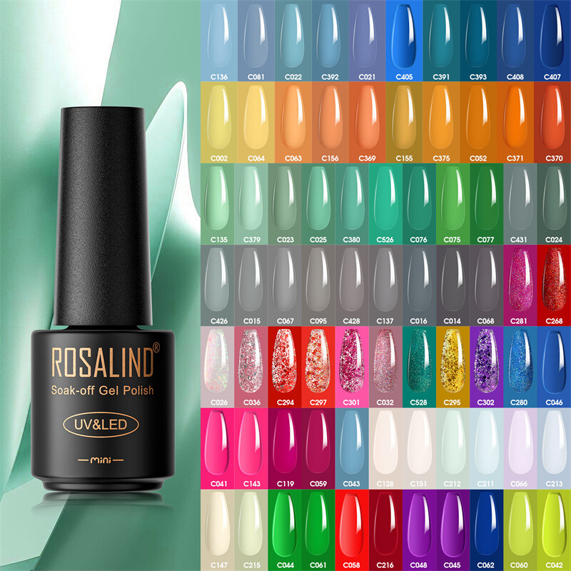 5ML Mini Nail Gel Polish Neon Hybrid Varnish Semi Permanent Nail Art Design Soak