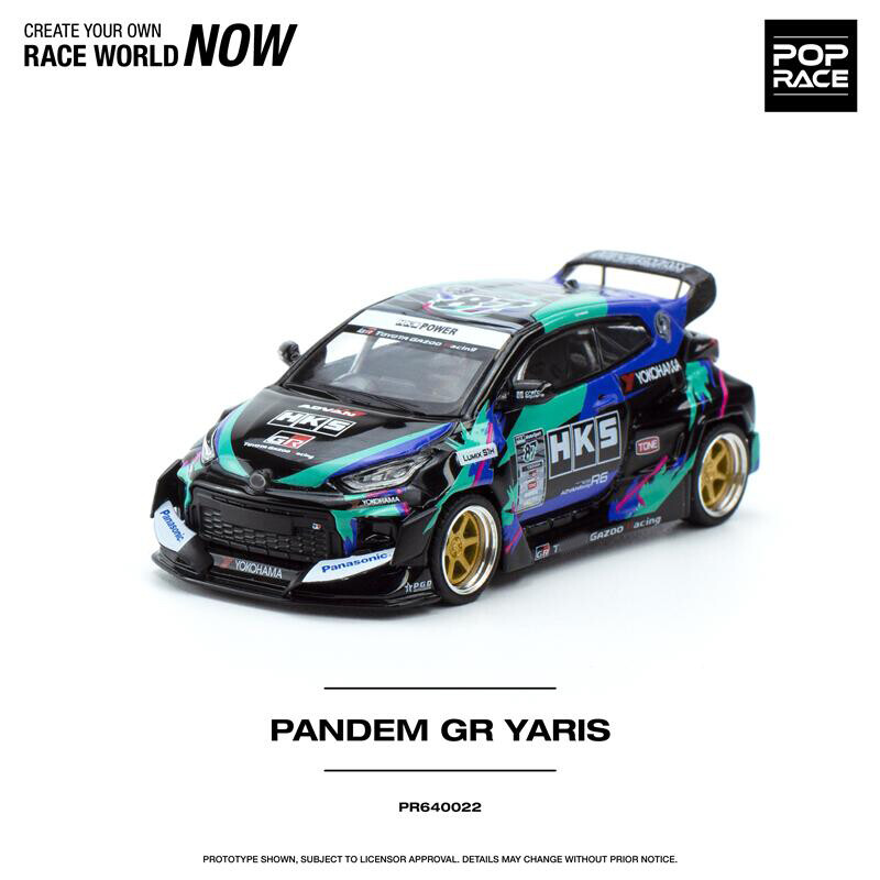 ミニカー POP RACE EVART GR YARIS Seb655203b23549fd91c7764de479a