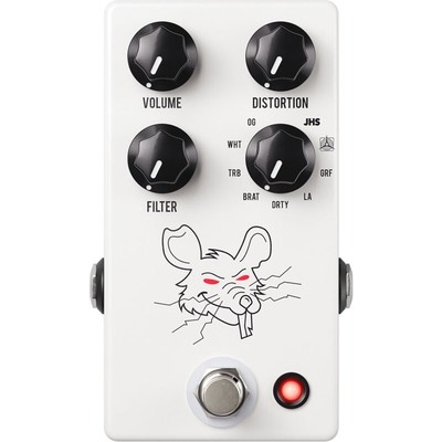 New JHS Pedals PACKRAT WHITE Distortion  794723