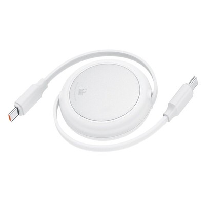 PD60W Retractable USB Type C to USB C Cable Cellphone Fast Data Cable