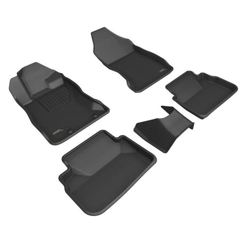 3D MAXpider BLACK 1ST & 2ND ROW ALL WEATHER FLOOR LINER MATS FOR WRX 2022-UP