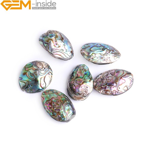 GEM-inside Natural Genuine Abalone Shell Beads For Jewelry Making, Jewelry Beads