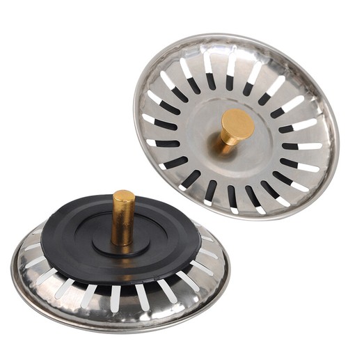 2x Siebkörbchen Abfluss-Sieb Stöpsel 78mm Siebkorb Siebeinsatz Stopfen Für Spüle