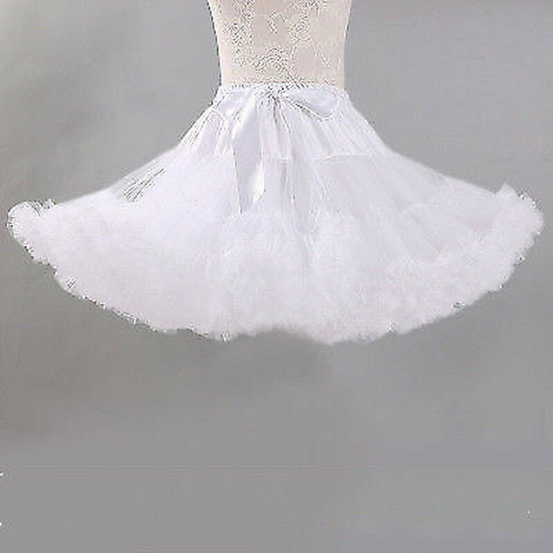 Girl Tiered Lolita Petticoat Underskirt Cosplay Crinoline Tutu Skirt Cute Sweet