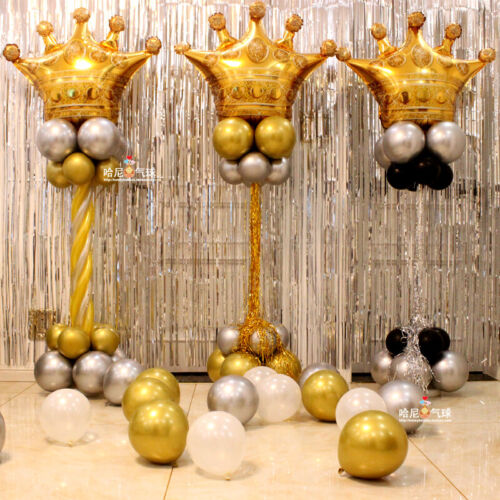 Crown Foil Balloon Birthday Party Decor Same Day Shipping Monday-Saturday