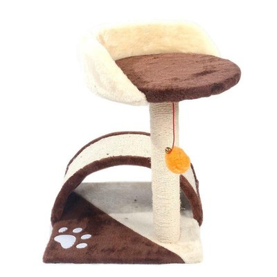 Cat Climbing Tree Board Kitten Scratch Hanging Toy
