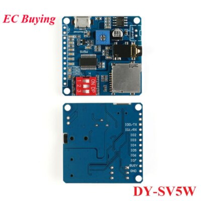 Voice Playback Module MP3 Music Player UART I/O Trigger Amplifier Board