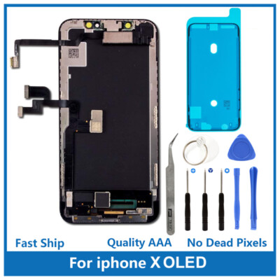 iPhone X Full Screen Replacement 3D Touch OLED Ear Speaker Proximity and Tools