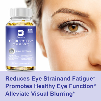 Eye Vitamins Zeaxanthin with Lutein 20mg, 120 Softgels, Non-GMO & Gluten Free