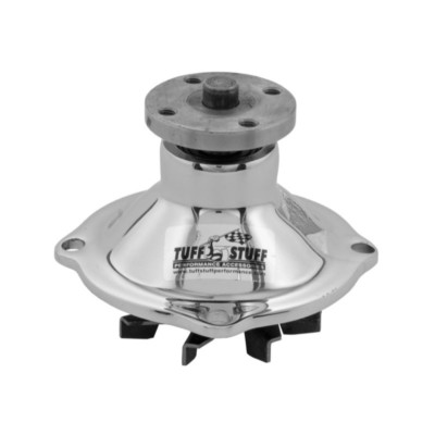 Tuff-Stuff Water Pump 1317NA; Standard Volume Chrome Cast Iron for 383/440 Mopar