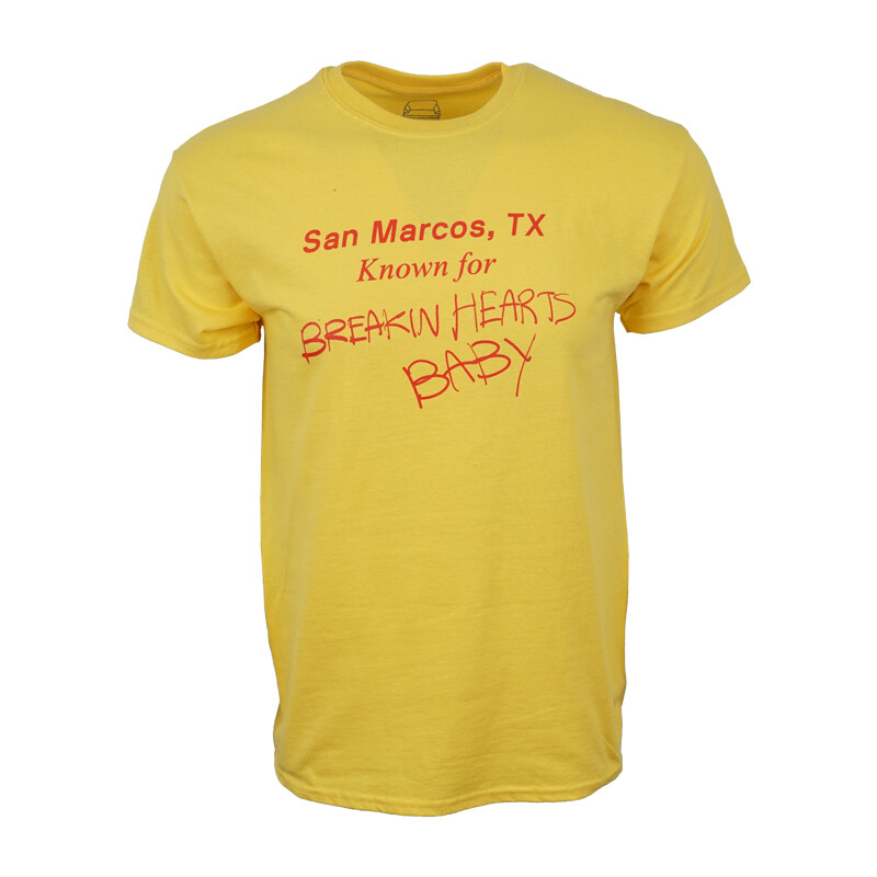 

МУЖСКАЯ ФУТБОЛКА GINGER MUSIC BAND SAN MARCOS TX, Yellow