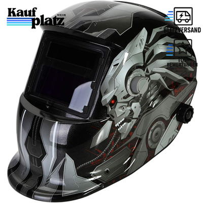 Automatischer Schweißhelm mit DIN 9-13 und 2 Ersatzlinsen