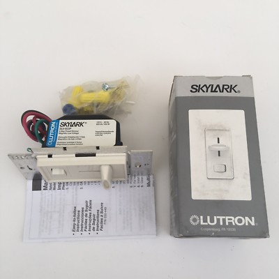LOT OF 2 LUTRON SKYLARK SLV-603P-AL 450W 3 WAY MAGNETIC LOW-VOLTAGE DIMMER ALMON