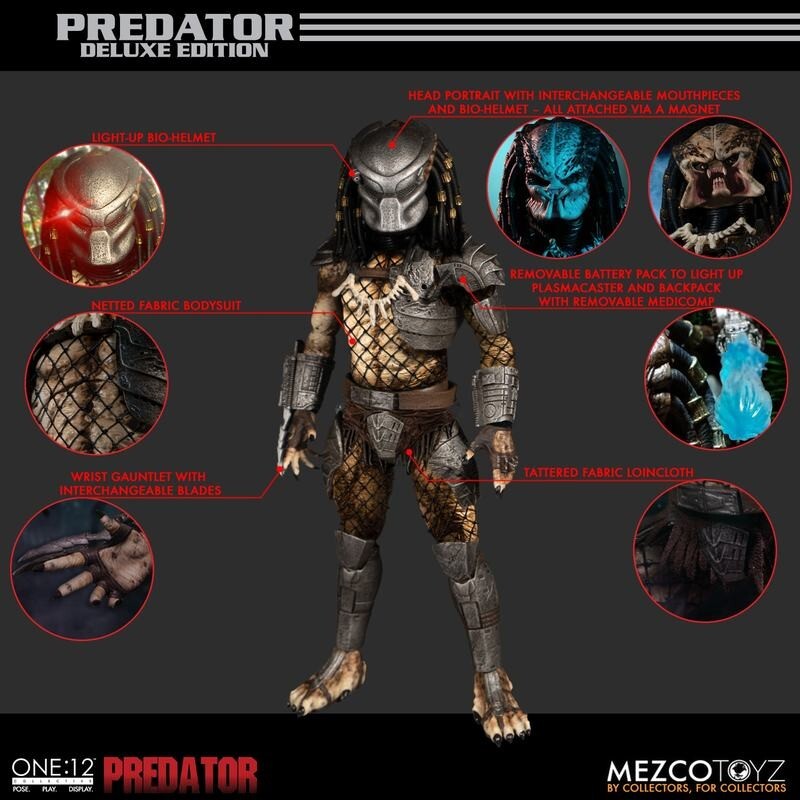 mezcoone:12collective プレデター Mezco Toyz ONE:12 Collective Predator Deluxe Edition Action