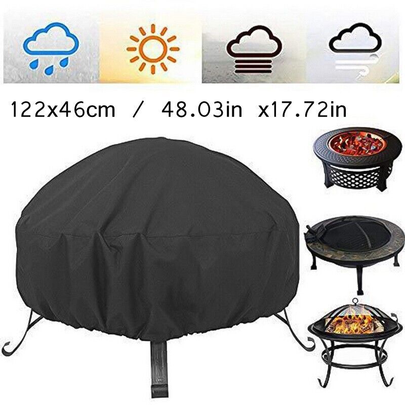 Patio Table Cover Garden Waterproof Fire Covers