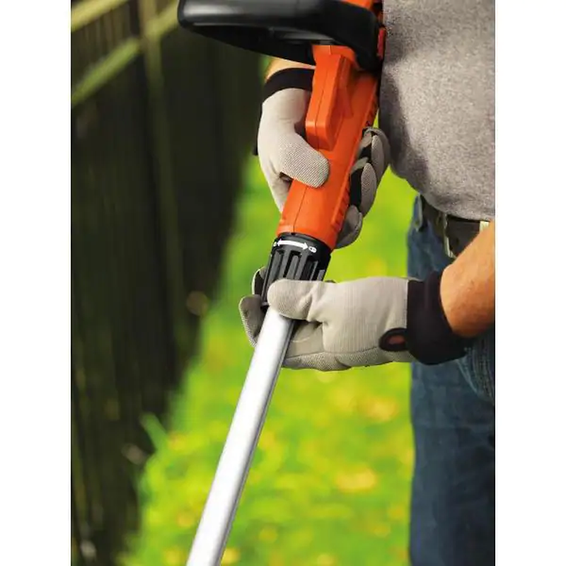 Corded Electric Straight Shaft Single Line 2In1 String Grass Trimmer/Lawn Edger