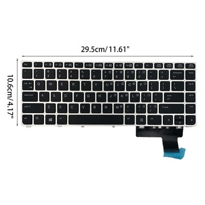 for  EliteBook folio 9470m 9470 Replacement English Laptop Keyboard No Backlit