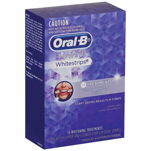 Oral-B 3D White Luxe Advance Seal 14 Whitening Treatments **CREST**