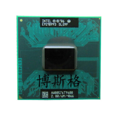 Intel Core 2 Duo T9600 2.8GHz SLG9F 1066 MHz 6MB Core 2 Duo Laptop CPU Processor