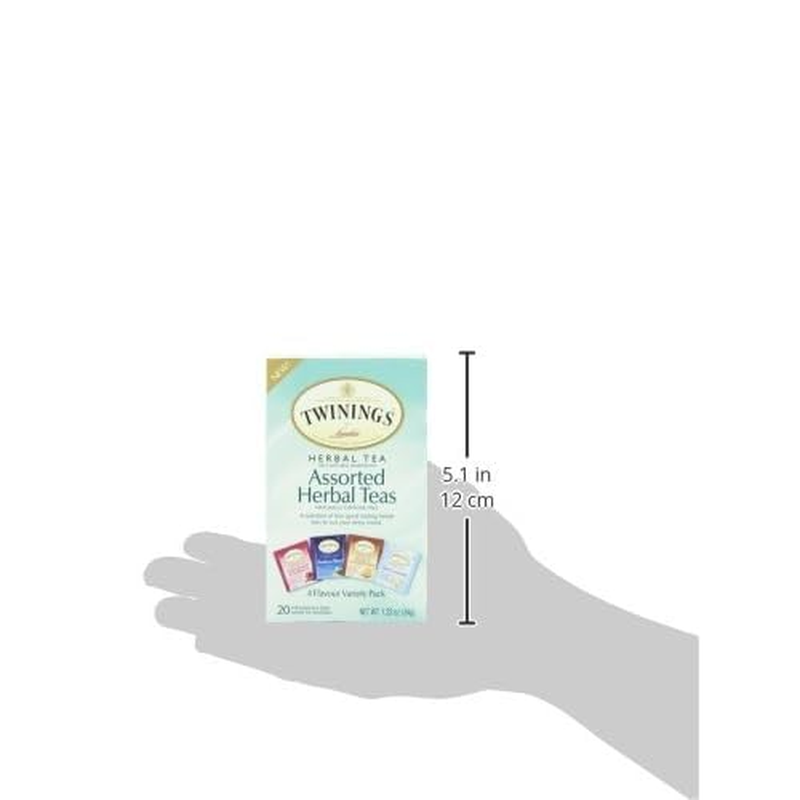 Assorted Herbal Tea Bags, 20 Count (Pack of 6)