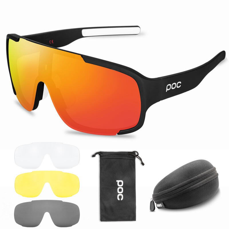 サングラス　POC POC Bike Sport Sunglasses 4 Lenses Cycling Glasses Men Women
