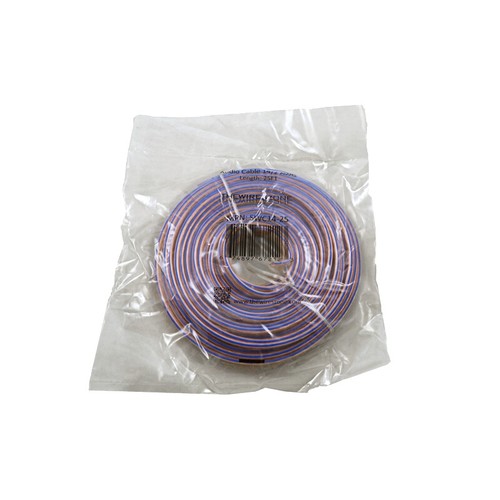 14 Gauge 2 Conductor 14/2 Clear 25ft Speaker Wire for Car & Home Audio