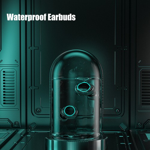 Wireless Bluetooth Earphone Headphones Earbuds Sports Gym Gaming For iPhone iPad