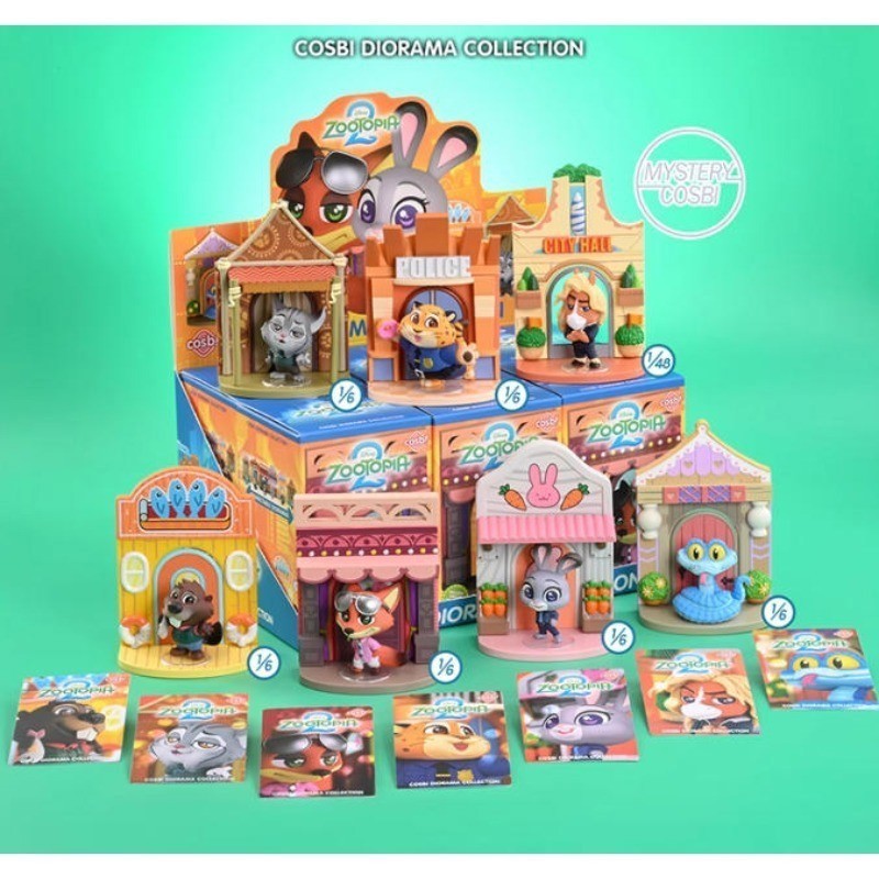 Hot Toys Disney Zootopia 2 Cosbi Scene Series Blind Box Confirmed