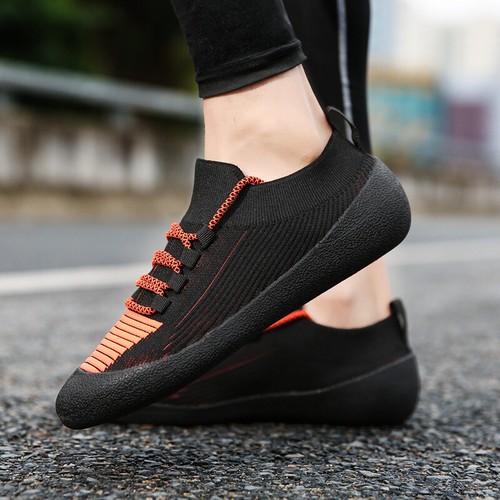 Herren Damen Stretch Sockenschuhe Trainer Laufschuhe Ultraleicht Sneaker 44 45 B